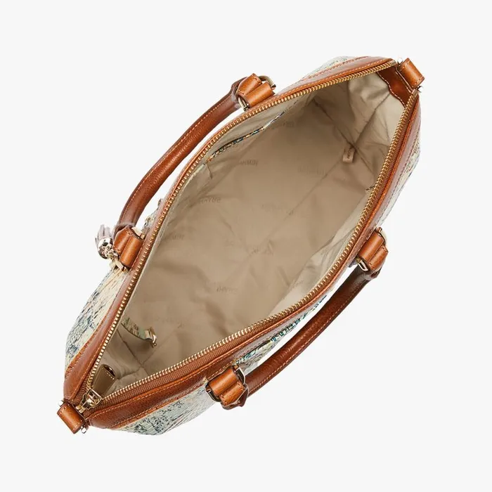 Women Brahmin Satchels Large Duxbury Satchel Souvenir Panthera