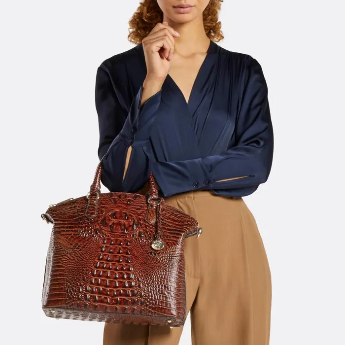 Women Brahmin Satchels Large Duxbury Satchel Souvenir Panthera