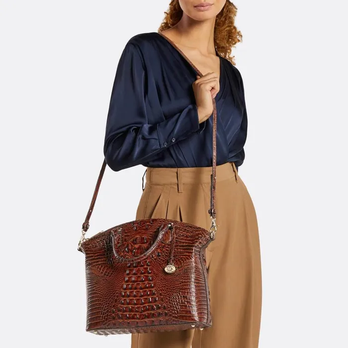 Women Brahmin Satchels Large Duxbury Satchel Souvenir Panthera