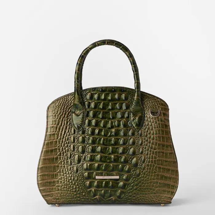 Women Brahmin Satchels Rosetta Matcha Green Melbourne