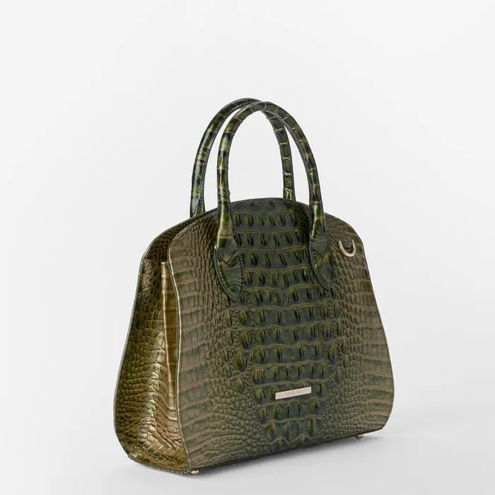 Women Brahmin Satchels Rosetta Matcha Green Melbourne