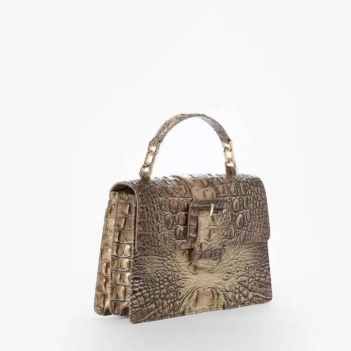 Women Brahmin Satchels Small Hallie Brindle Melbourne