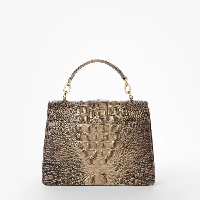 Women Brahmin Satchels Small Hallie Brindle Melbourne
