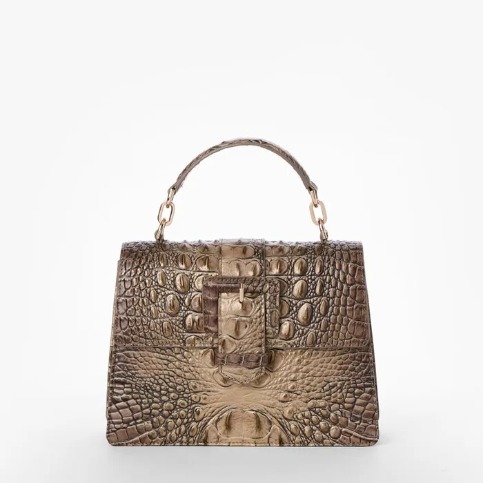 Women Brahmin Satchels Small Hallie Brindle Melbourne