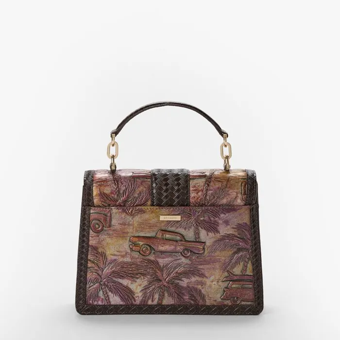 Women Brahmin Satchels Small Hallie Multi Copa Cabana