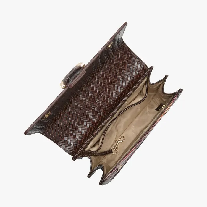 Women Brahmin Satchels Small Hallie Multi Copa Cabana