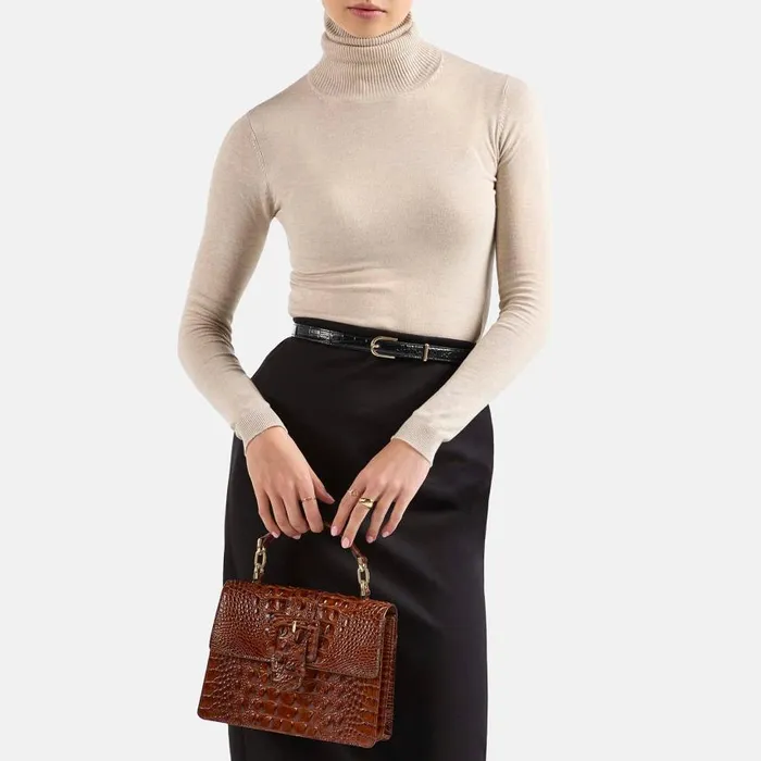 Women Brahmin Satchels Small Hallie Multi Copa Cabana