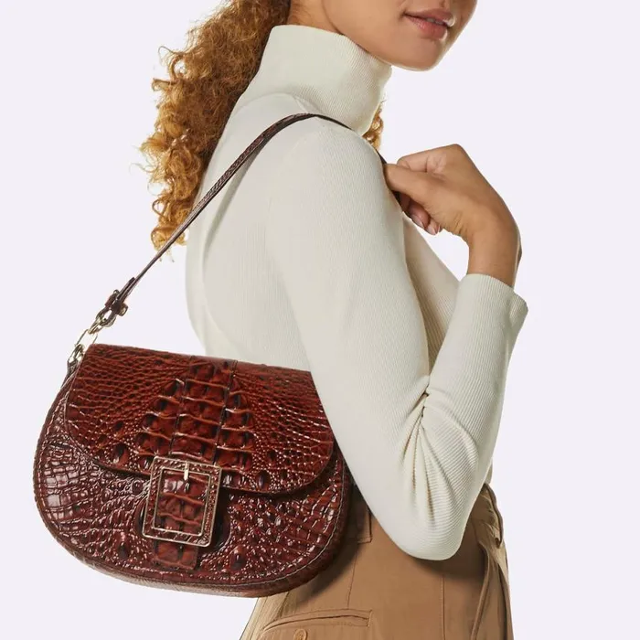 Women Brahmin Shoulder Bags Cynthia Black Rockaway