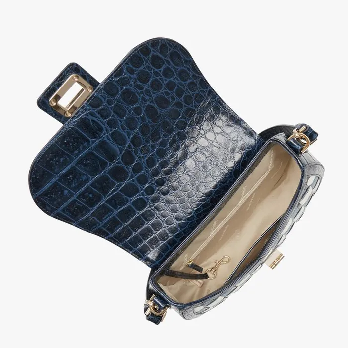 Women Brahmin Shoulder Bags Cynthia Coastal Blue Edgewater
