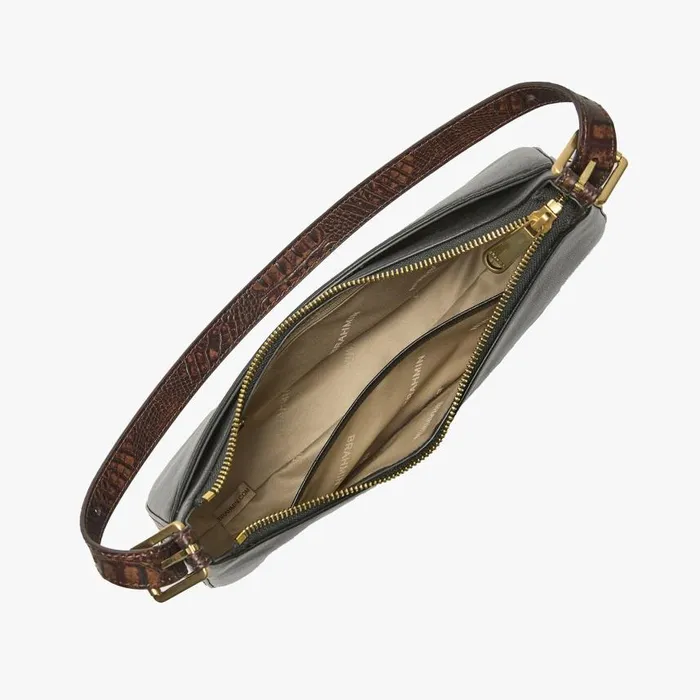 Women Brahmin Shoulder Bags Kyrie Black Tuscan