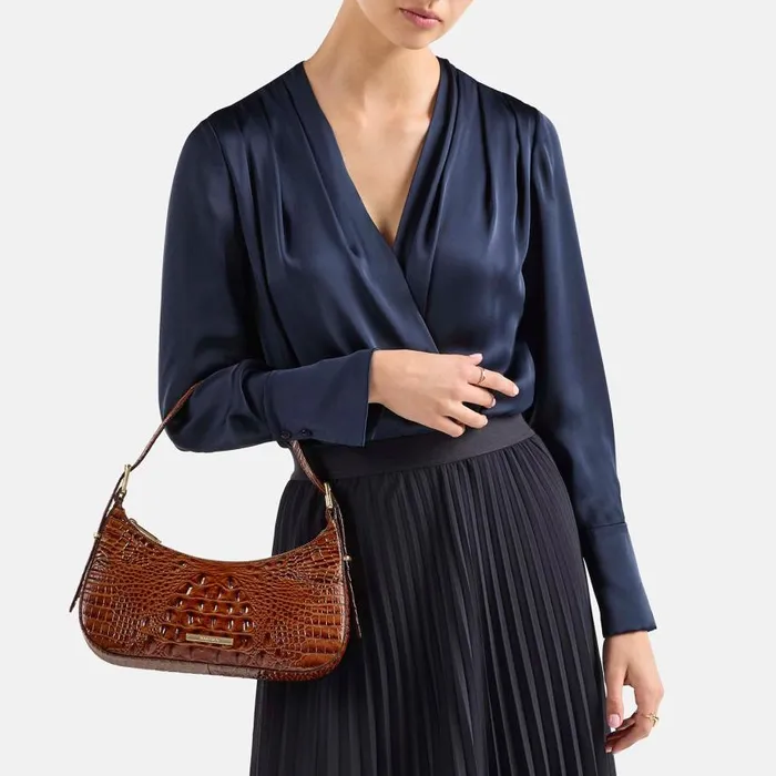 Women Brahmin Shoulder Bags Kyrie Black Tuscan