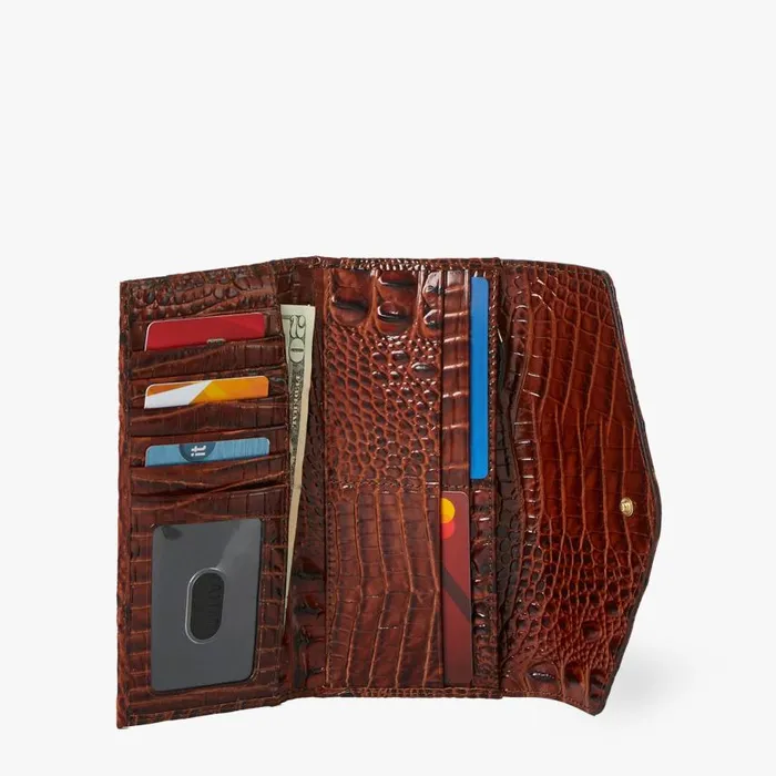 Women Brahmin Wallets and Wristlets Veronica Deep Fuschia Melbourne