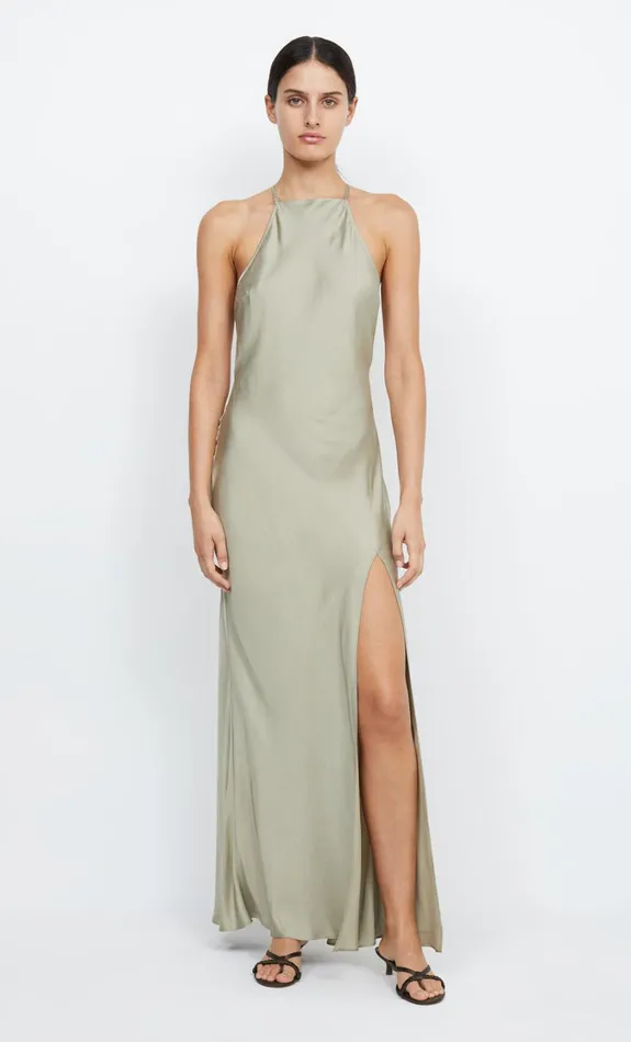 Women Bridesmaids Bec Bridge ADORE HALTER MAXI DRESS Sage