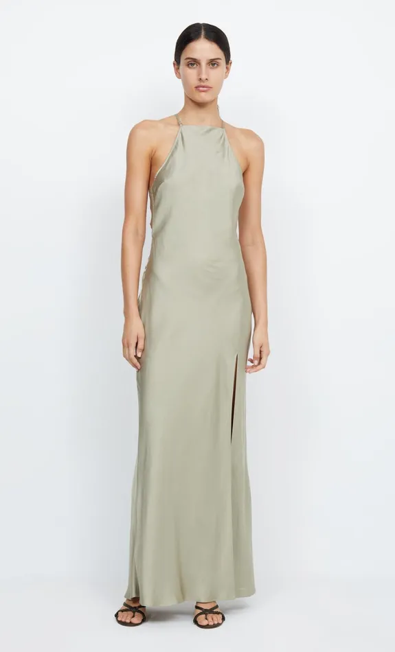 Women Bridesmaids Bec Bridge ADORE HALTER MAXI DRESS Sage