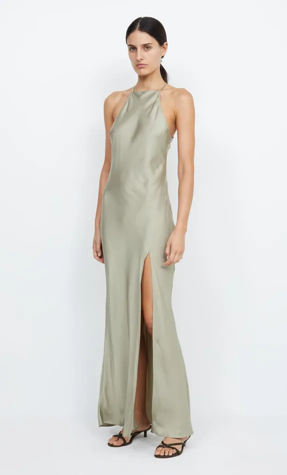 Women Bridesmaids Bec Bridge ADORE HALTER MAXI DRESS Sage