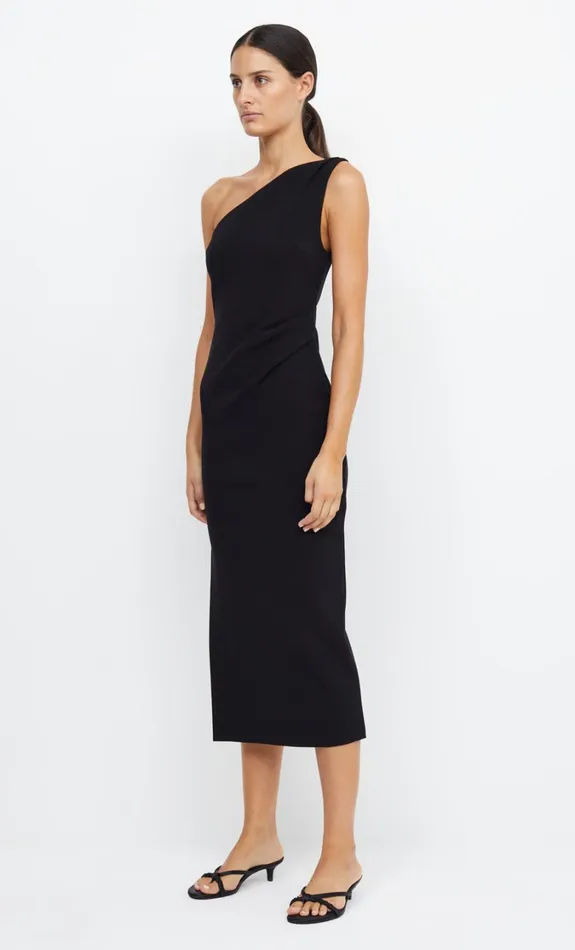 Women Bridesmaids Bec Bridge BE MINE ASYM DRESS Black