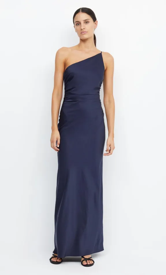 Women Bridesmaids Bec Bridge ETERNITY ASYM MAXI DRESS Ink