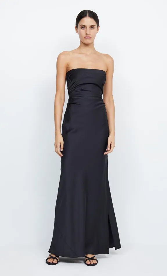 Women Bridesmaids Bec Bridge ETERNITY STRAPLESS MAXI Black