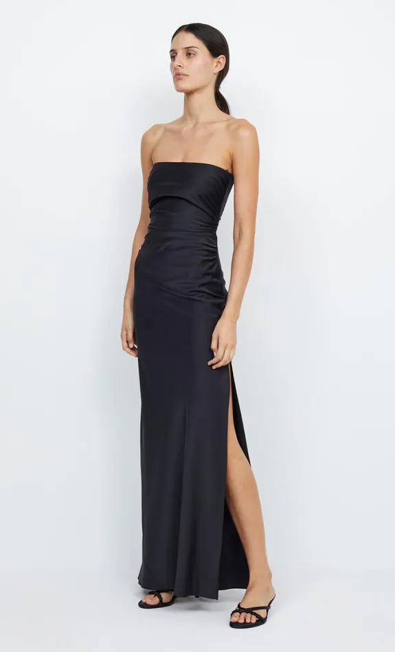 Women Bridesmaids Bec Bridge ETERNITY STRAPLESS MAXI Black