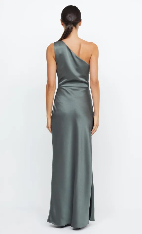 Women Bridesmaids Bec Bridge THE DREAMER ASYM DRESS Dark Willow