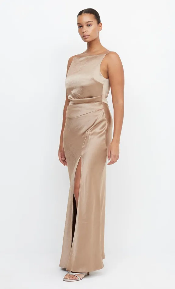 Women Bridesmaids Bec Bridge THE DREAMER MAXI DRESS Golden