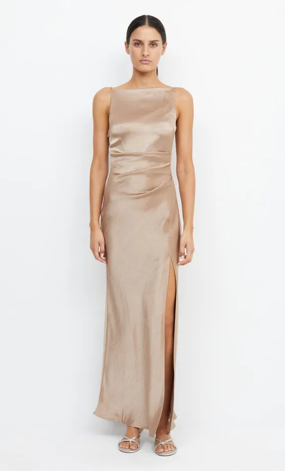 Women Bridesmaids Bec Bridge THE DREAMER MAXI DRESS Golden