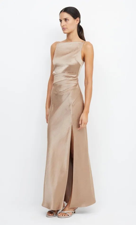 Women Bridesmaids Bec Bridge THE DREAMER MAXI DRESS Golden