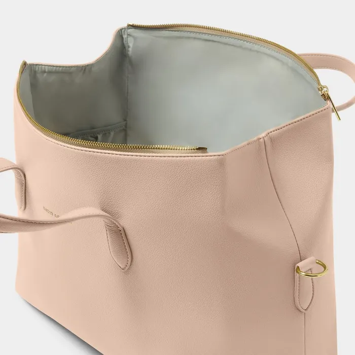 Women Cabin Bags and Suitcases Katie Loxton Milan Nude Pink Cabin Bag 8211 Vegan Leather