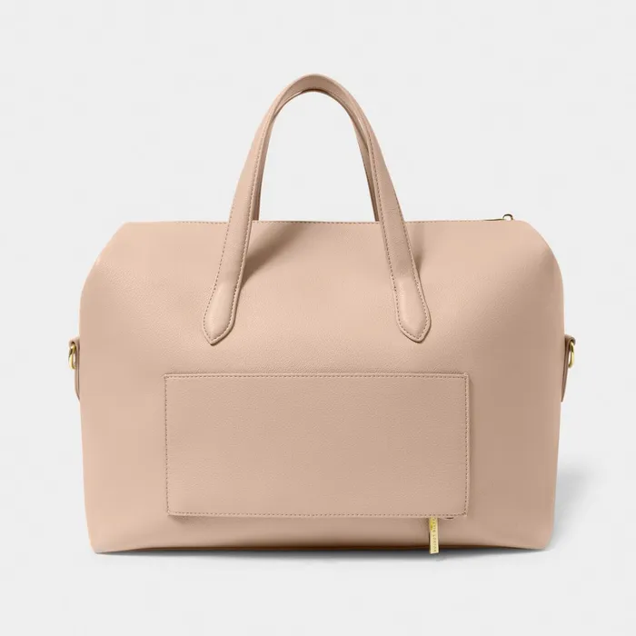 Women Cabin Bags and Suitcases Katie Loxton Milan Nude Pink Cabin Bag 8211 Vegan Leather