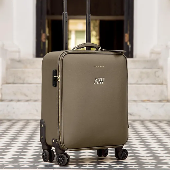 Women Cabin Bags and Suitcases Katie Loxton Oxford Cabin Suitcase 8211 Mink