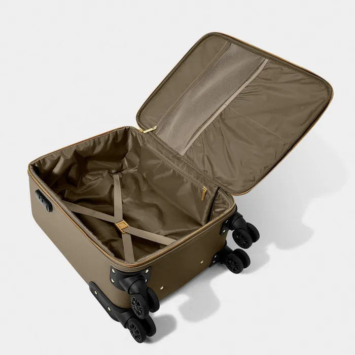Women Cabin Bags and Suitcases Katie Loxton Oxford Cabin Suitcase 8211 Mink