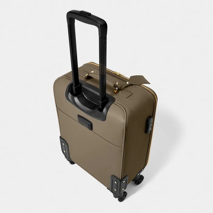 Women Cabin Bags and Suitcases Katie Loxton Oxford Cabin Suitcase 8211 Mink