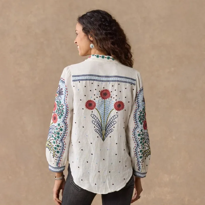 Women Canyon Sunset Shirt White Sundance Catalog Tops Women Canyon Sunset Shirt White Sundance Catalog Tops