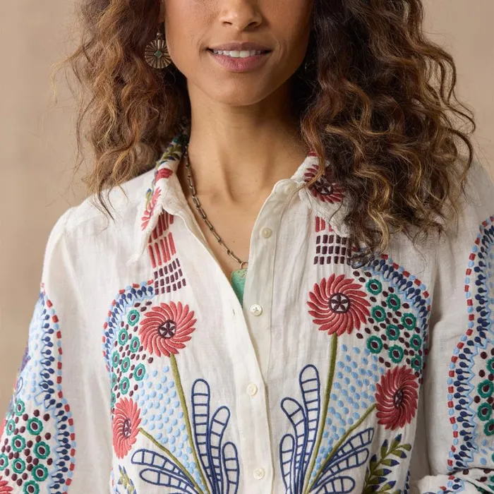 Women Canyon Sunset Shirt White Sundance Catalog Tops Women Canyon Sunset Shirt White Sundance Catalog Tops
