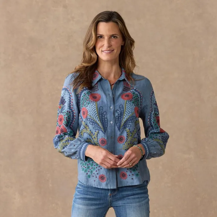 Women Canyon Sunset Shirt White Sundance Catalog Tops Women Canyon Sunset Shirt White Sundance Catalog Tops