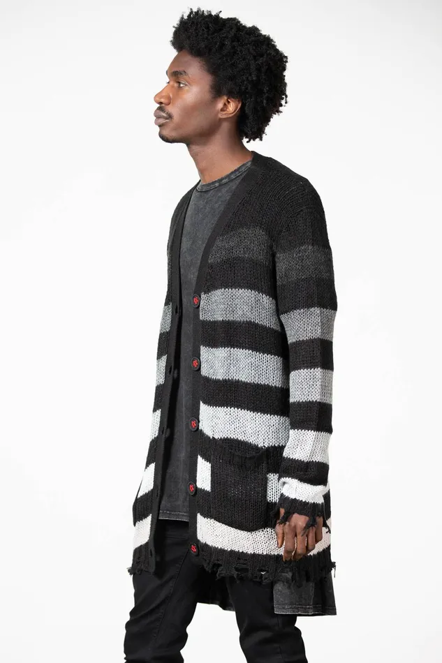 Women Cardigans Killstar Stripe Of Evil Cardigan