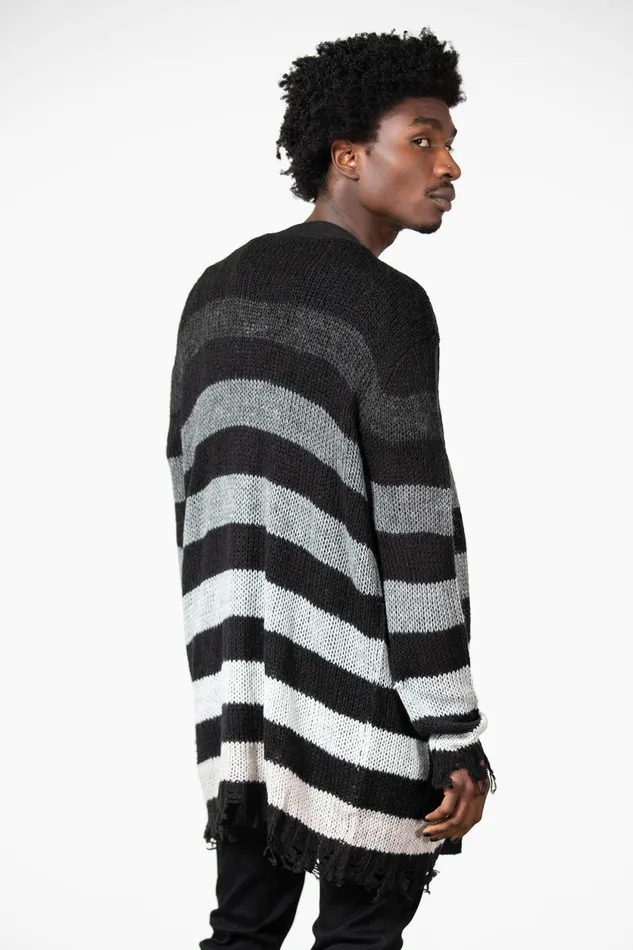 Women Cardigans Killstar Stripe Of Evil Cardigan
