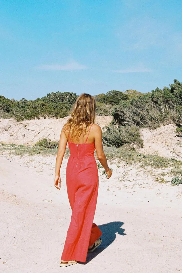 Women Casual Dresses Free People Allana Jumpsuit Ignition