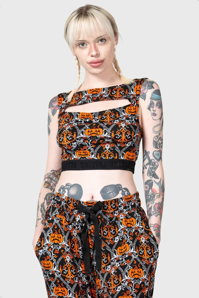 Women Chill Out Killstar Fascinate Crop Top