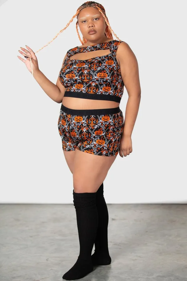 Women Chill Out Killstar Fascinate Crop Top