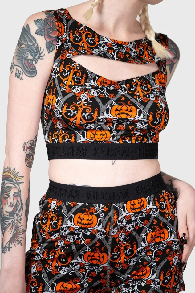 Women Chill Out Killstar Fascinate Crop Top