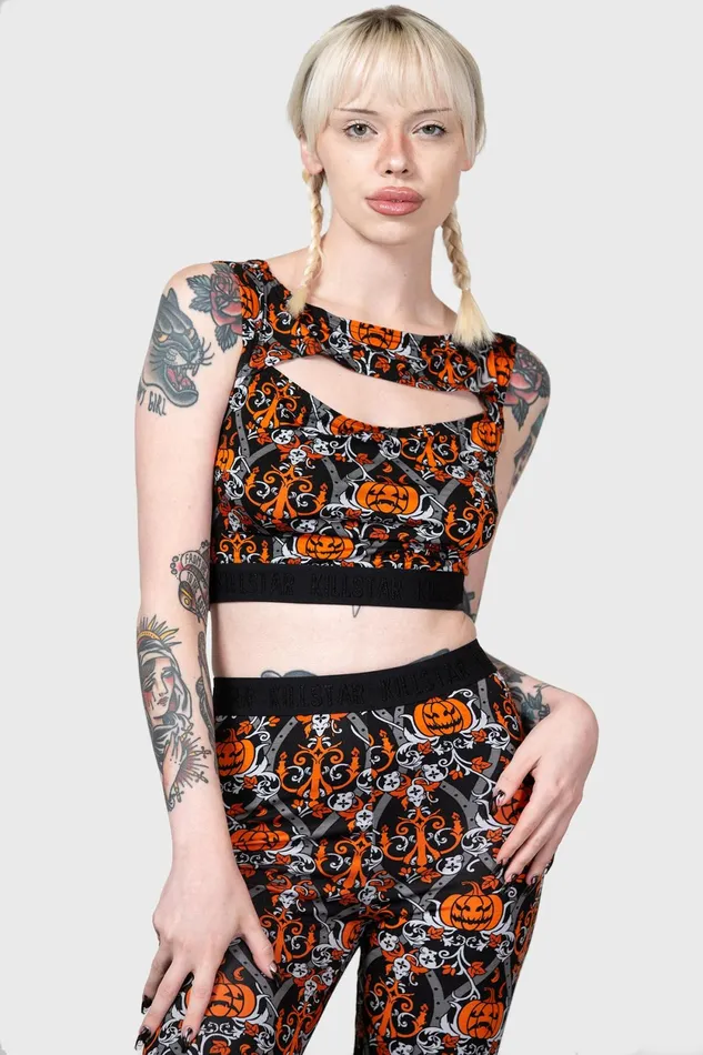 Women Chill Out Killstar Fascinate Crop Top