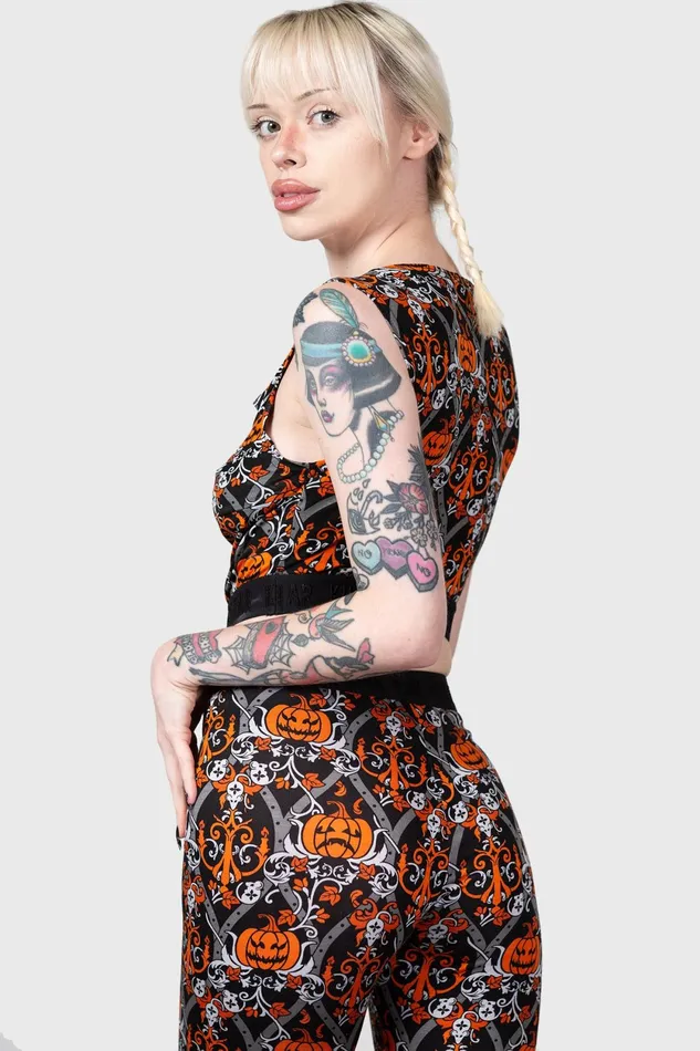 Women Chill Out Killstar Fascinate Crop Top