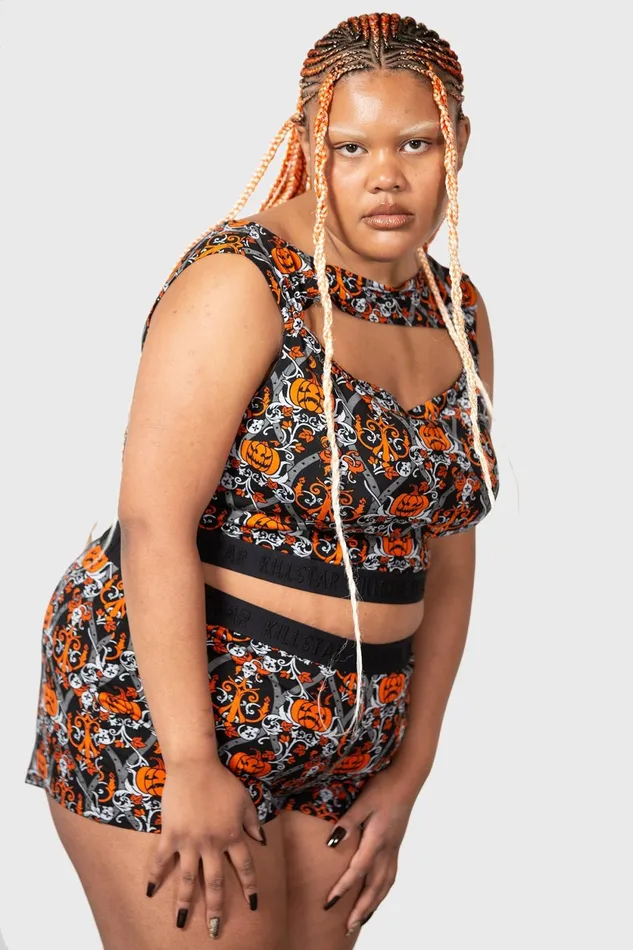 Women Chill Out Killstar Fascinate Crop Top