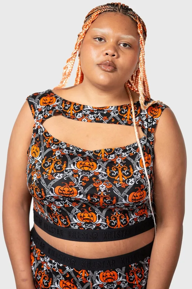 Women Chill Out Killstar Fascinate Crop Top