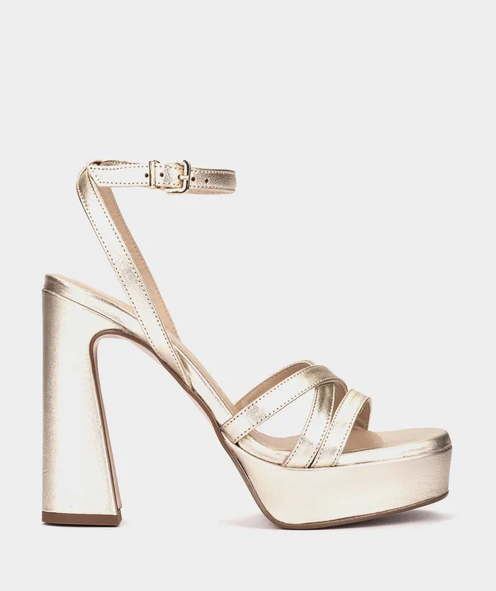 Women Civitella Metallic 8211 Heeled Sandals Pedro Miralles