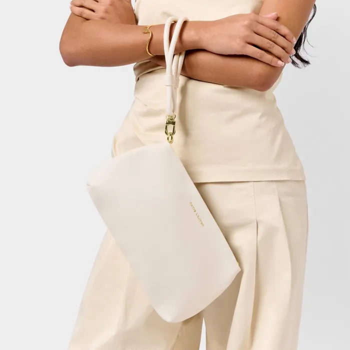 Women Clutch Bags and Pouches Katie Loxton Asha Clutch Bag In Off White