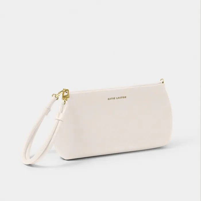 Women Clutch Bags and Pouches Katie Loxton Asha Clutch Bag In Off White