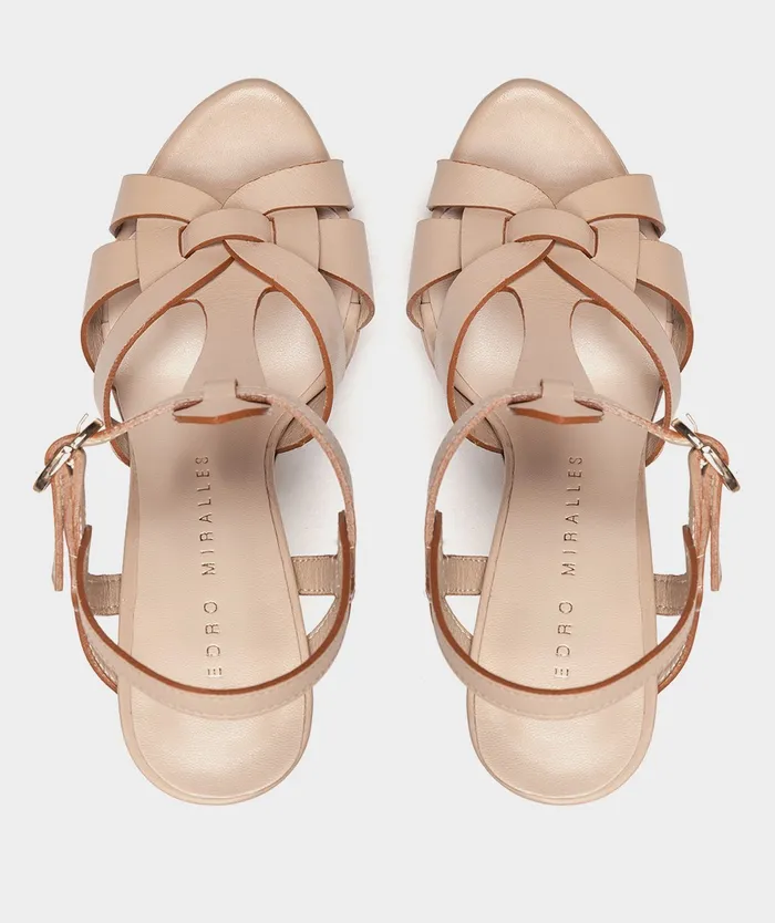 Women Copenhague Pink 8211 Heeled Sandals Pedro Miralles