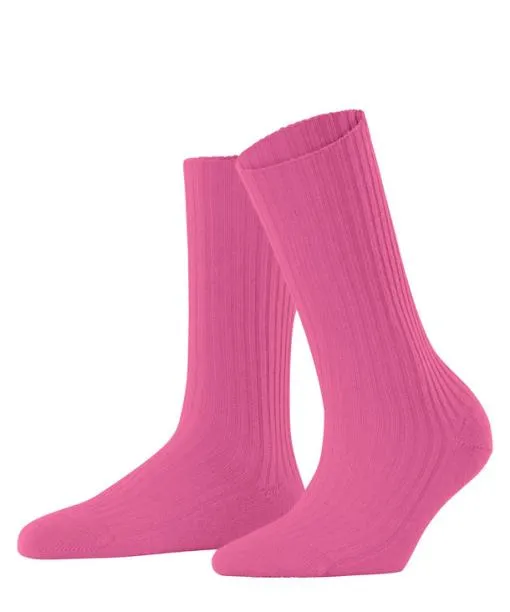 Women Cosy Wool Boot Women Socks Pink FALKE Socks